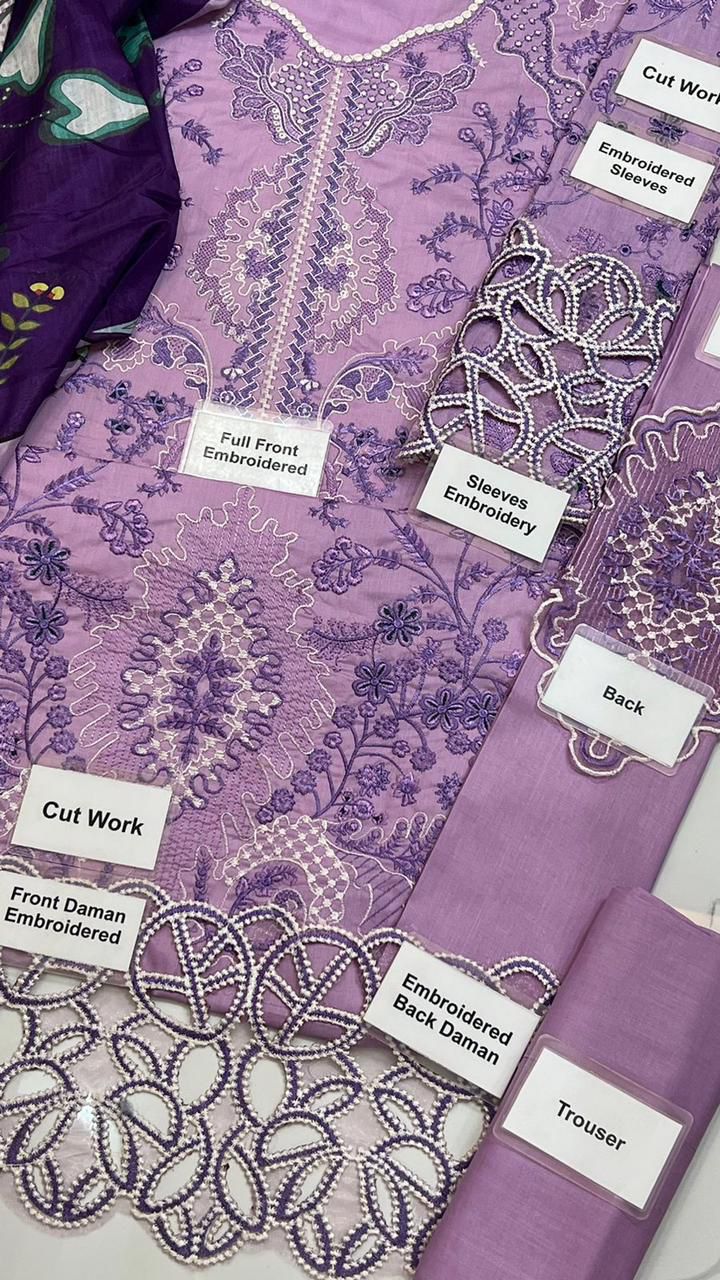 Mushq 3PC LAWN EMBROIDERED COLLECTION